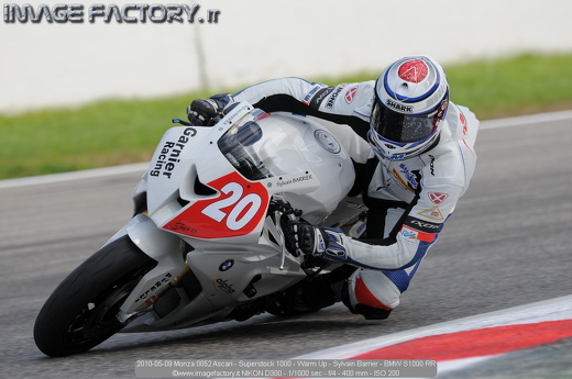 2010-05-09 Monza 0052 Ascari - Superstock 1000 - Warm Up - Sylvain Barrier - BMW S1000 RR
